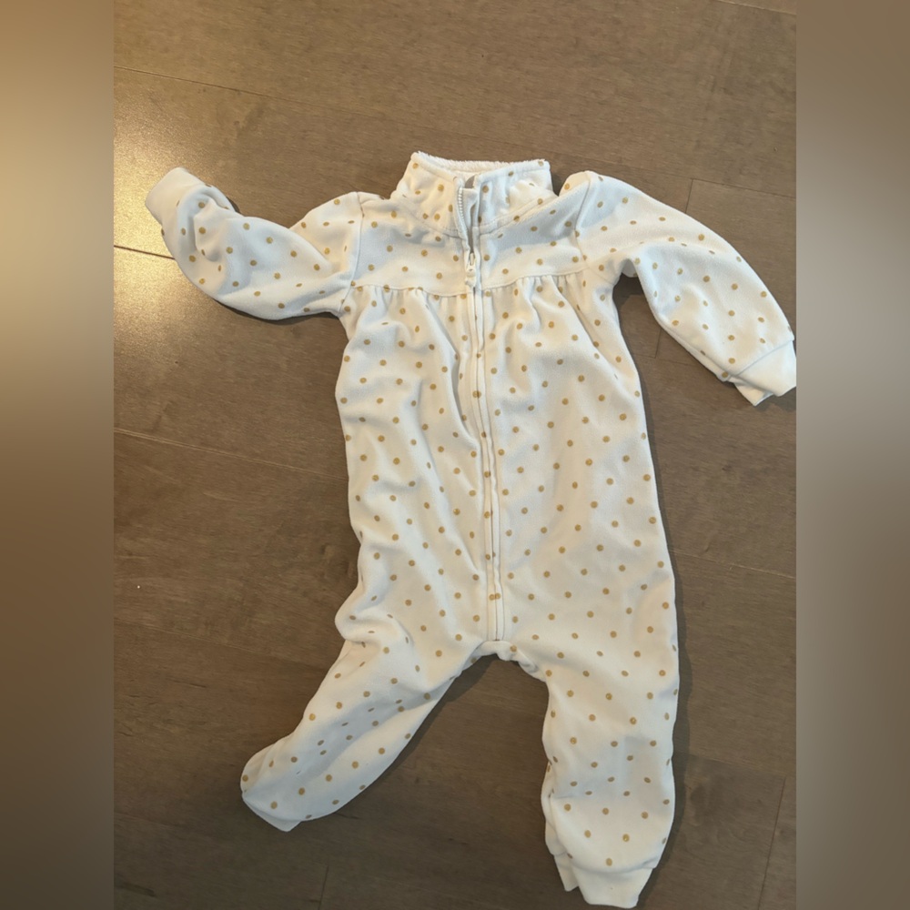 18 month fleece one piece outfit